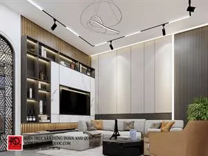 Thiết kế nội thất nhà phố 3 tầng hiện đại, sang trọng tại Phan Thiết